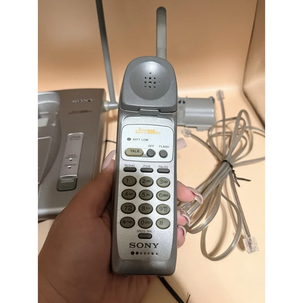Sony SPP-S9001 High Power Digital 900mhz Cordless Phone Used Open Box